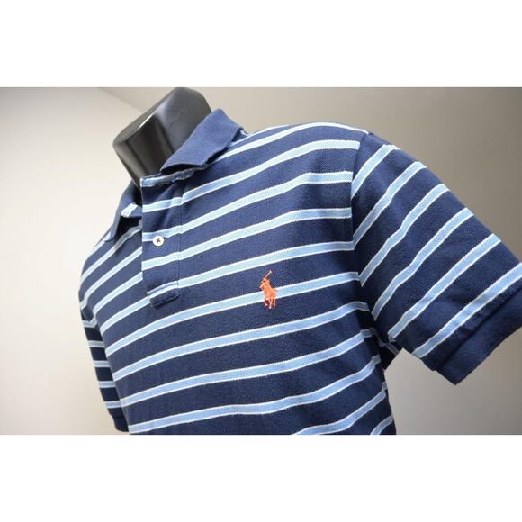 Polo Ralph Lauren Golf Polo Custom Fit Striped Short Sleeve Mens Sz Large - Picture 1 of 7